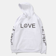 White Love Hoodies