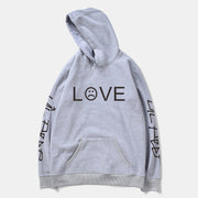 White Love Hoodies