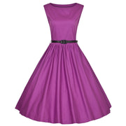 Large Size Short Sleeve Retro Classic Black Dress Annual Party Little