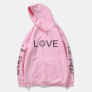 Pink Love Hoodies